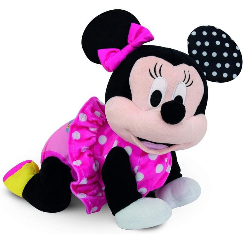 Peluche Baby Minnie gatea conmigo