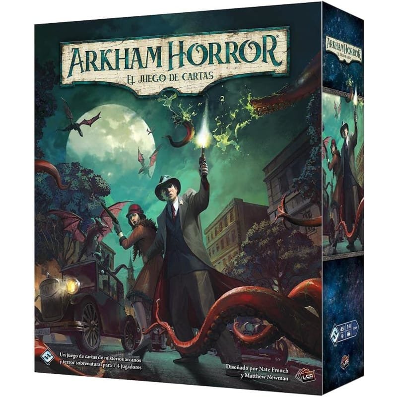 Arkham Horror Juego de cartas cooperativo de investigación y terror