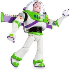 Figura de acción interactiva de Toy Story Buzz Lightyear con voz y luces de 30 cm