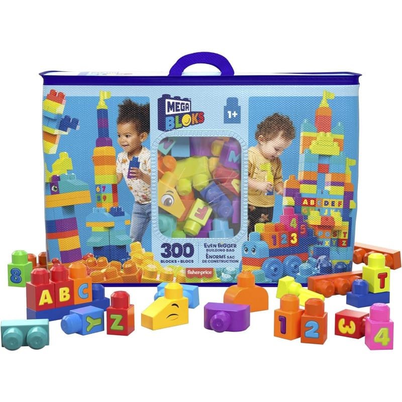 MEGA Bloks bolsa extra grande 300 bloques de construcción de colores