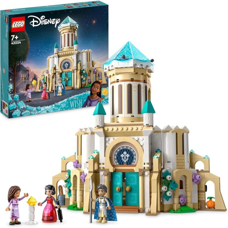 LEGO 43224 Disney Wish castillo del rey magnífico de la película Wish