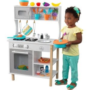 Cocina de juguete Kidkraft All Time de madera con accesorios