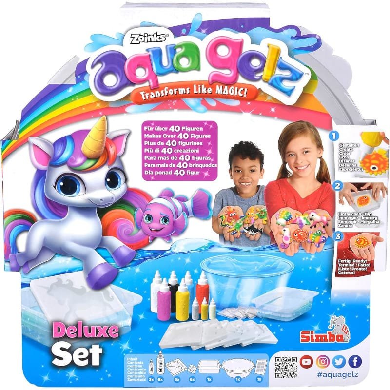 Set Aquagelz Deluxe Crea figuras blanditas en 3D