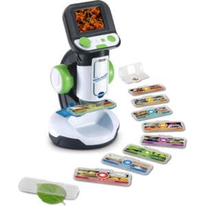 Microscopio educativo multimedia para niños de VTech con 240 imágenes