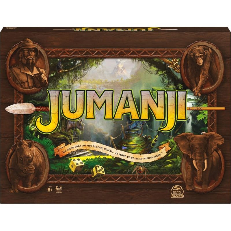 JUMANJI Juego de Mesa en español para 2-4 Jugadores